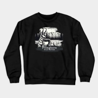 Pronghorn - WILD NATURE - PRONGHORN -13 Crewneck Sweatshirt